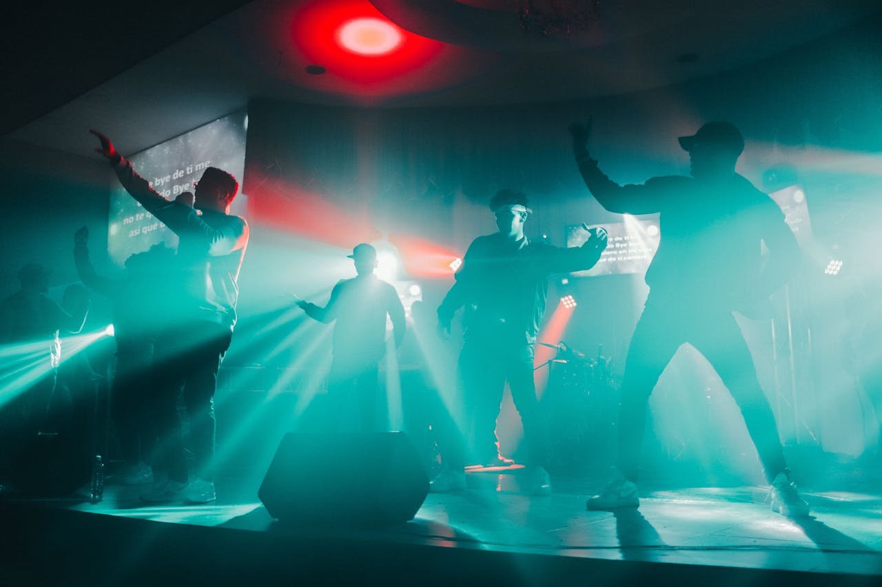 Men Dancing on Stange